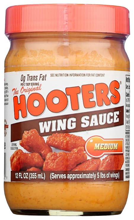 Hooters Sauce Wing Medium