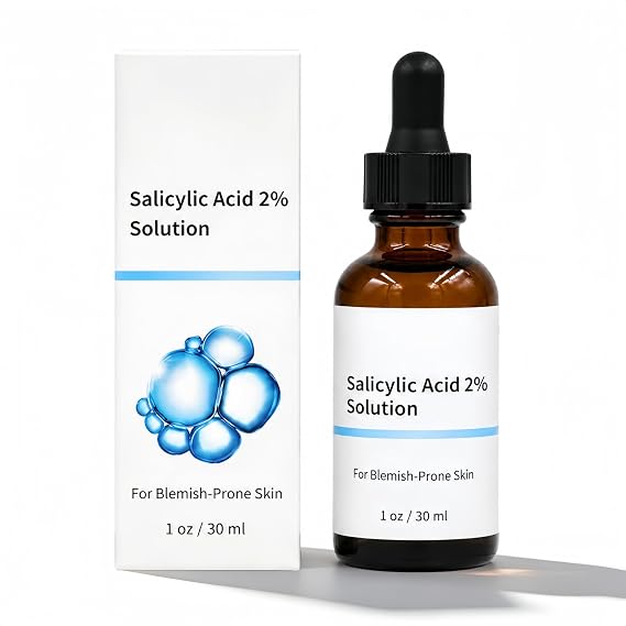 Salicylic Acid 2% Solution Gentle Refining Serum for Clearer Smoother-Looking Skin & Occasional Visible Imperfections Oil-Free Non-Comedogenic pH-Balanced Dermatologist-Tested Vegan & Cruelty-Free