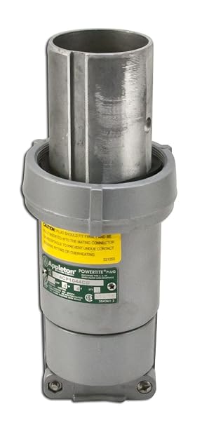 Appleton ACP1044CD Clamping Ring Plug, 100 Amp, 4-Pole, 4-Wire
