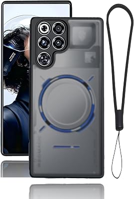 Rugged Case for REDMAGIC 11 Pro11 Pro, Flexible TPU Frame and Hard PC Back Plate Cover, Shockproof, Scratch-Resistant Frosted Black