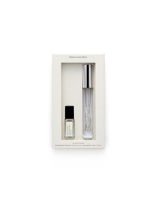 Maison Louis Marie - No.13 Nouvelle Vague 2-Piece Mini Travel Set | Luxury Clean Beauty + Non-Toxic Fragrance (3 mL roll-on oil; 10 mL spray)