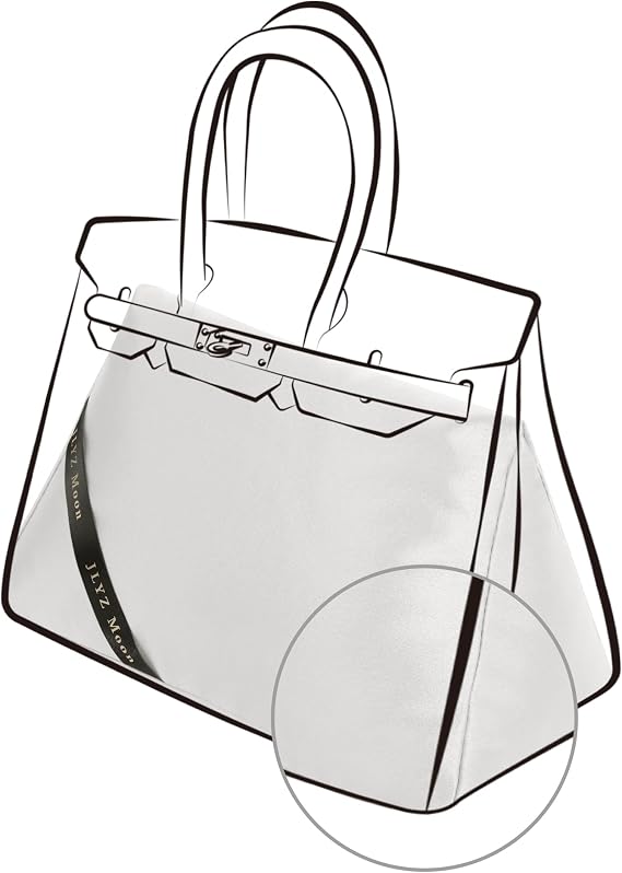 Fits for Birkin Bag Pillow Insert for Hermes(25 Retourne,White)
