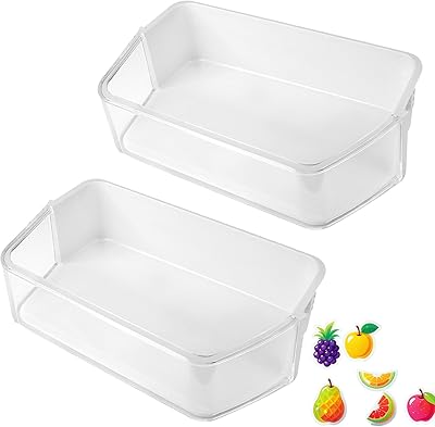 DA97-12650A Refrigerator Door Shelf Bin Basket Right Side Compatible with samsung RF260, RF261, RF263 Refrigerator Shelves Replaces DA63-07104A,2692337,AP5620330,PS4176653 2Pack