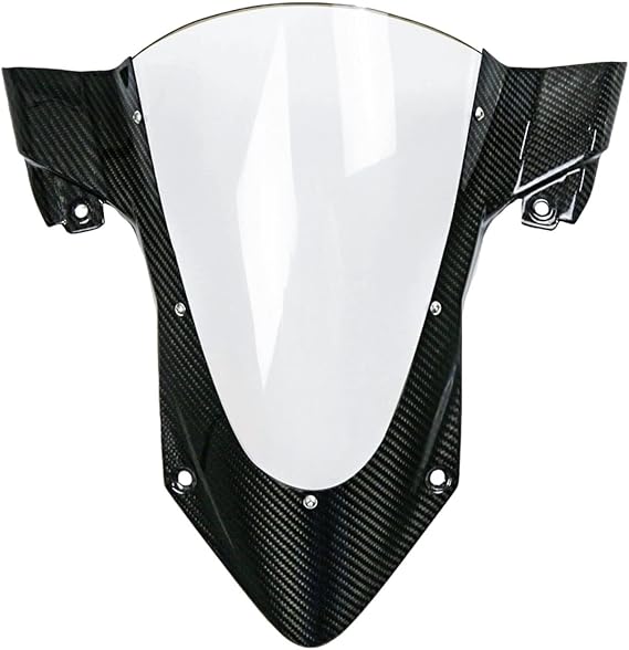 Motorcycle 3K Full Carbon Fiber Fairing Body Kits Parts Wind Shield Compatible with BMW S1000RR S1000 RR S 1000RR 2020 2021 2022(Gloss Black)