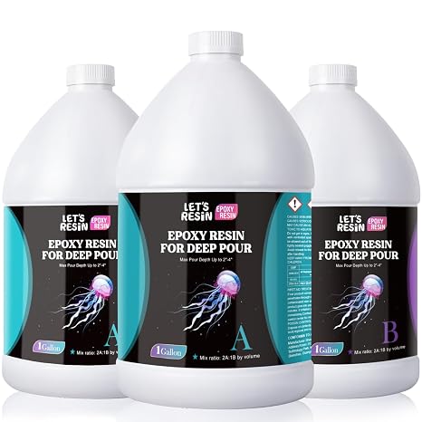 3 Gallon Deep Pour Epoxy Resin for 2-4 inch Pour