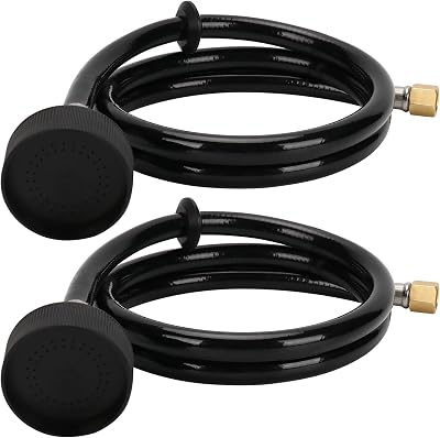 LukLoy 2 Pack UPC Certified Salon Shampoo Bowl Sprayer Head with Black Rubber Hose, Professional Salon Sink Replacement Part for Salon Barber Shop Spa, 14 Thread