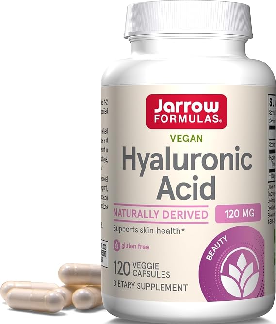Jarrow Hyaluronic Acid 120 mg, Dietary Supplement, 120 Capsules
