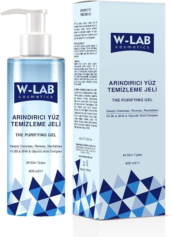 W-Lab Cosmetic Purifying Facial Cleansing Gel 400 ML