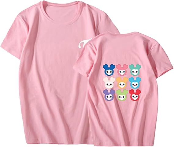 Unisex T-Shirt Cartoon Shirt NaYeon Sana Mina Momo Tzuyu Dahyun Tee Shirt