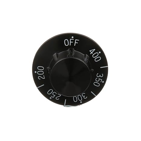 200-400F Thermostat Dial Knob for Fryers, Range, Braising Pan, Pitco Frymaster Dean and More