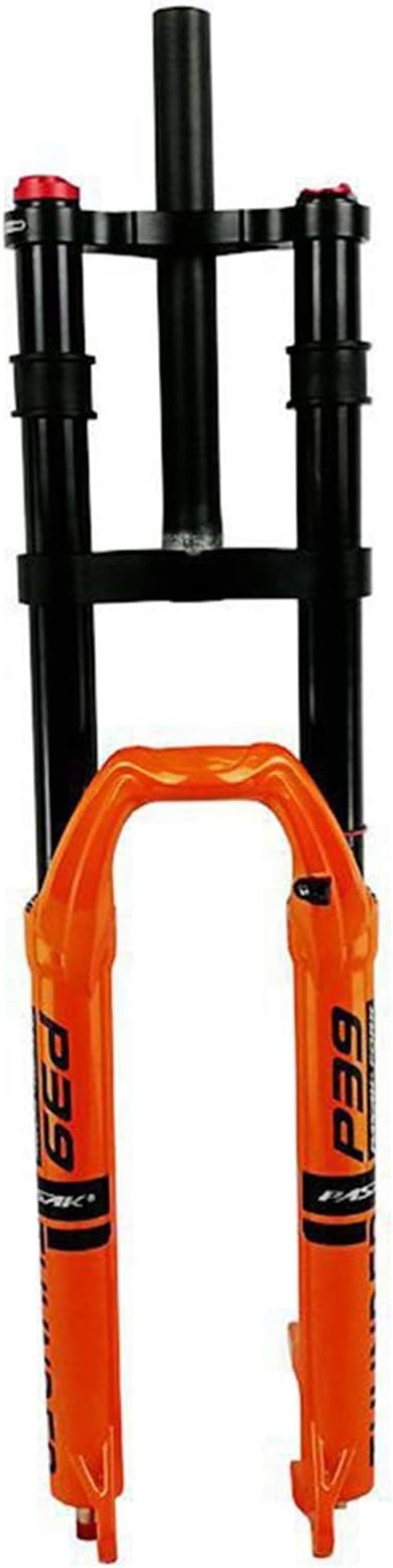 Bikes Air Suspension Front Fork Double Shoulder with Rebound Adjustment 26 27.5 29in Straight Tube QR Shoulder Control Travel 140mm...