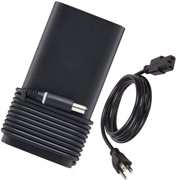 240W 180W Laptop Charger Compatible with Dell Alienware x15 X17 R1 R2 P111F001 P111F003 P48E001 P48E002 P48E003 Gaming Laptop 19.5V 12.3A/9.23A Power Supply Adapter Cord