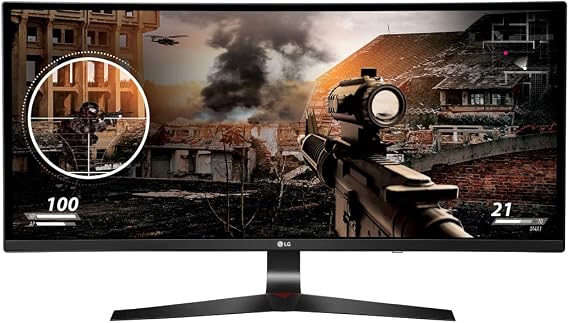 LG 34UC79G-B 34-Inch 21:9 Curved UltraWide IPS Gaming Monitor with 144Hz Refresh Rate, Black