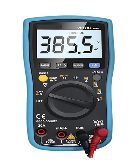 VC17B+ Digital Multimeter 6000 Counts Multimetro Multitester Transistor Capacitor Tester LCR esrmeter