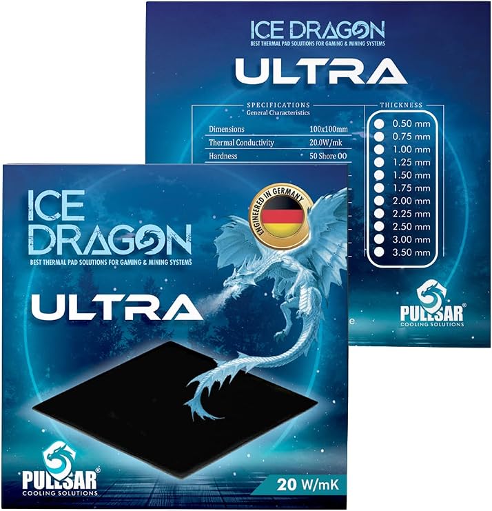 Pullsar Ice Dragon® Ultra/Thermal - Termal pad / 20.0 W.m*k /100 * 50 (1.00)