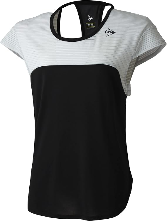 Dunlop Sports Womens Dunlop Sports Women's Mesh Stripe Tennis Top