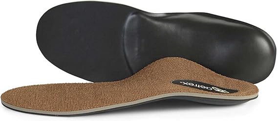 Aetrex L2200 Men's Memory Foam Plantar Fasciitis Insoles Men - Orthotic Boot and Shoe Arch Support Inserts for Walking All Day