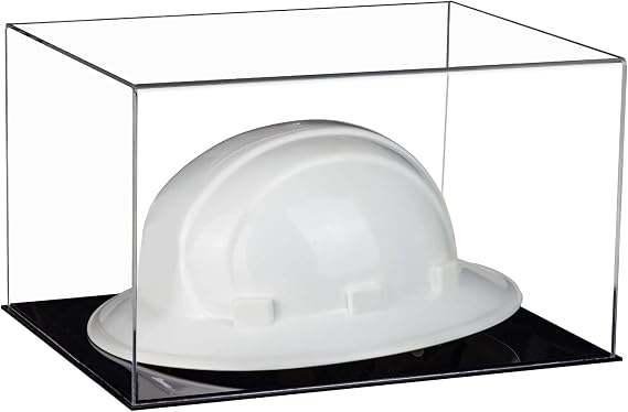 Better Display Cases Clear Acrylic Large Helmet - Hard Hat Display Case (V13/A082)