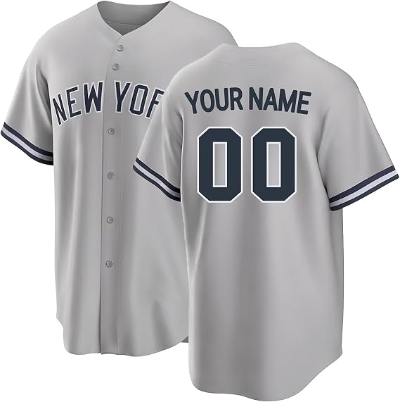 Custom Personalized Baseball Jersey Design Your Own Baseball Jersey with Any Name and Number