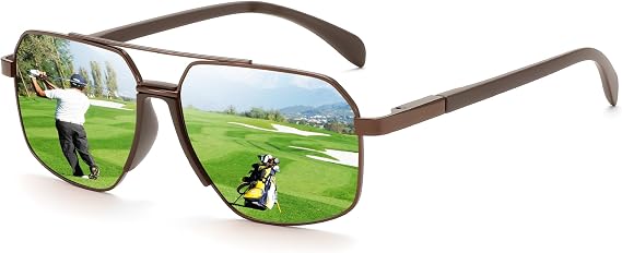 Karsaer Pastizales Golf Polarized Sunglasses for Men Women,Golfing,Running,Pickleball,UV400 Protection Shades to Find Ball.