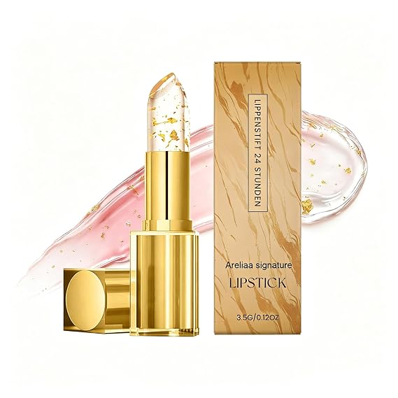 Areliaa signature Lipstick, PH Color-Changing for Mature Women, Clear to Sheer Pink, Non-Sticky & Long-Lasting 8+Hrs, Moisturizing Lip Care No Drying, Flatters All Skin Tones (1)