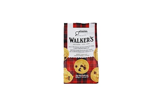 Walkers Mini Shortbread Chocolate Chip Rounds - 4.4 oz