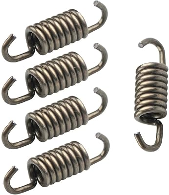 5 Pack Lawn Mower Clutch Spring Replacement Tension Springs for STRIMMER Gasoline Brush Cutter Trimmer Kit Grass Mower Lawnmower Chainsaw 43CC 49CC 52CC Spare Parts CG430 520 1E40F-5 44-5