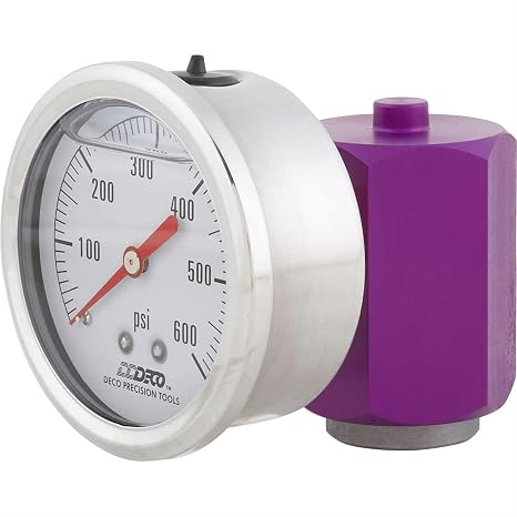 Valve Spring Tester Pressure Checker Gauge Tool, 20-600psi Measurement