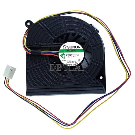 Compatible for Delta Electronics KDB0712HB D117 DC 12V 0.45A 4-Wire Server Laptop Cooling Fan