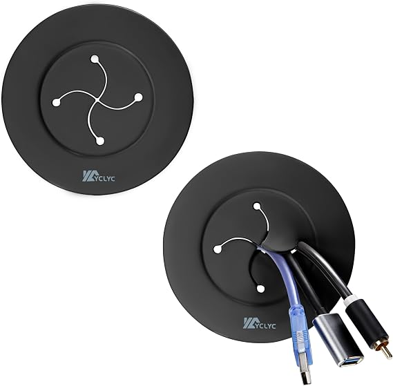 3in TV Cable Hider Wall Kit, YCLYC Large TV Cord Hider for Wall Mounted TV