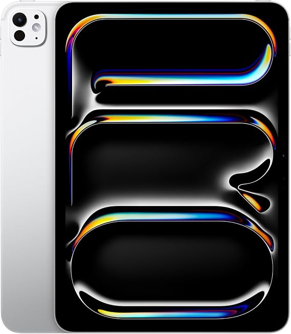 Apple iPad Pro 11-Inch (M4): Built for Apple Intelligence, Ultra Retina XDR Display, 1TB, 12MP Front/Back Camera, LiDAR Scanner, Wi-Fi 6E, Face ID, All-Day Battery Life Silver