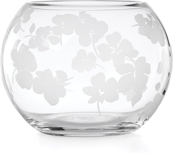 kate spade new york Spring Pansies Glass Decorative Bowl