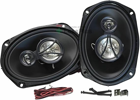 Cerwin-Vega Coaxial Car Speaker Pair 6x9 3 Way XED693