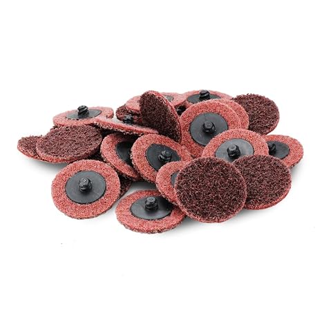 BHA Surface Conditioning Quick Change Discs, 2" Red (Medium) Prep Pad - 25 Pack