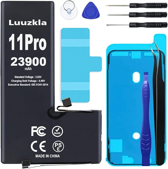 23900mAh Battery Compatible with iPhone 11 PRO, (New Upgrade) Super Capacity Battery Replacement Compatible with iPhone 11 Pro,with Full Tool Kits-0