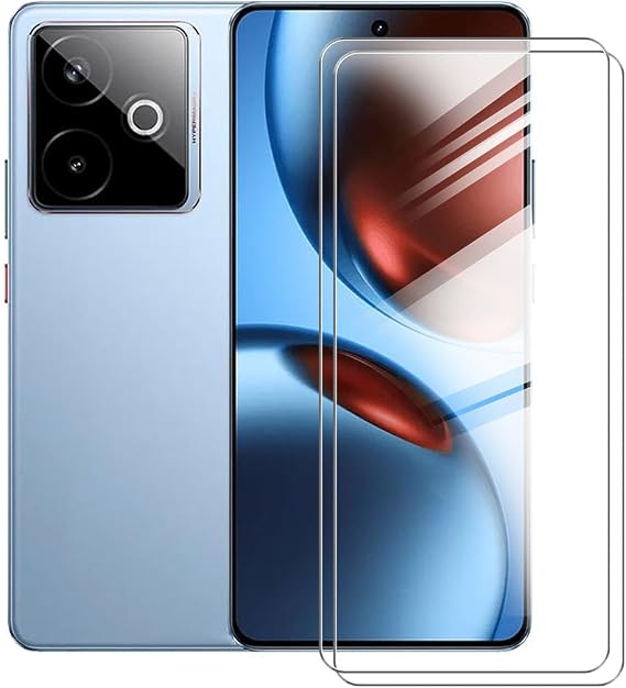 for Realme GT7 Screen Protector Tempered Galss, [2 Pack] High Clear [9H Hardness] [Bubble Free] Screen Tempered Glass Protective Film for