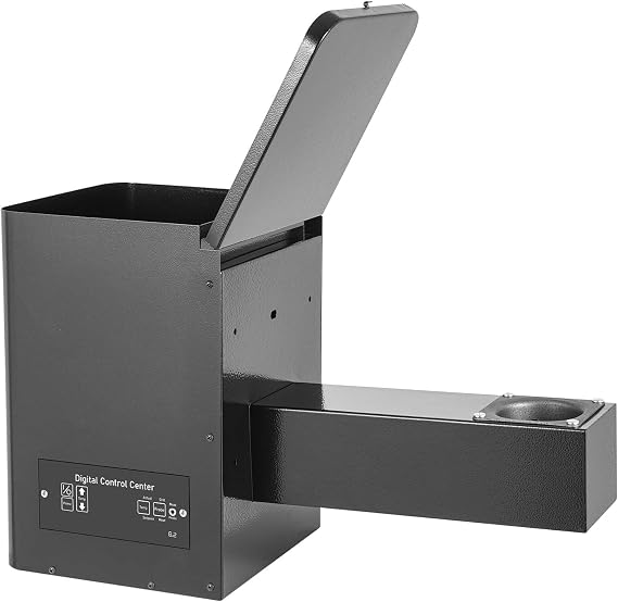 Wood Pellet Maker Assembly Kit, 14.5"Vertical Pellet Hopper Assembly Kit Electric Pellet Smoker Hopper Grill Part for BBQ, Smoke, Bake, Roast, Braise, Grill