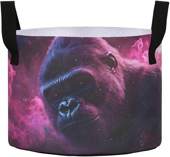 Fabric Plant Grow Bags-Universe Gorilla, 7 Gallon Planting Pots Thickened for Gardening