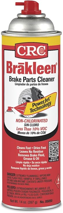 CRC 05050 Brakleen Non-Chlorinated Brake Parts Cleaner, 14 Wt Oz 12/EA
