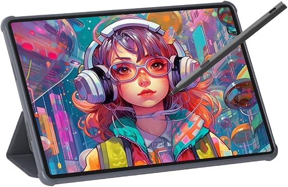 Standalone Drawing Tablet No Computer Needed, 11 Inch 90Hz | Portable Anti-Glare Screen Tilt-Alignment Pen Android 14 6GB RAM 128GB ROM 1TB Expand, 8000mAh Battery
