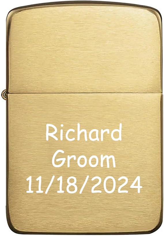 Customized Personalized ZIPPO Classic Windproof Oil Lighter Engraving