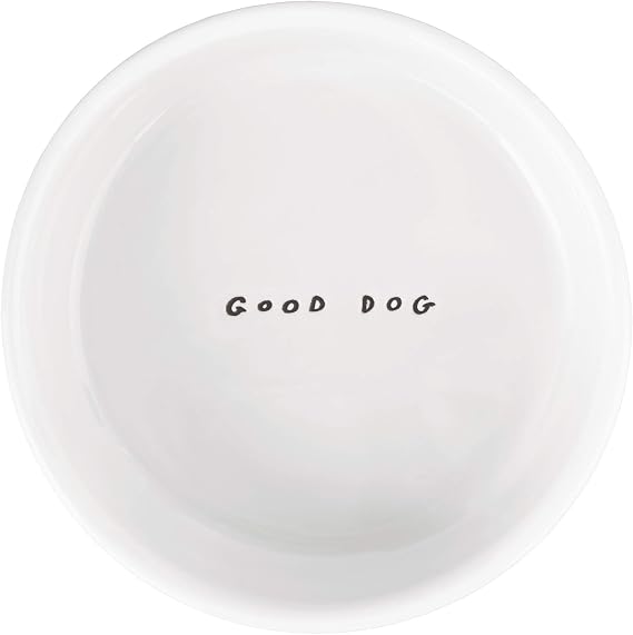 Harmony Good Dog Ceramic Dog Bowl