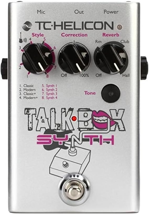 TC HELICON Compact Pedal for Vocals TALKBOX SYNTH