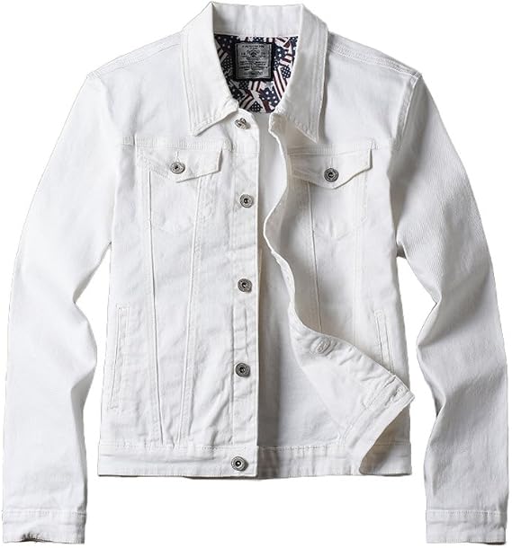 Mens Classic Slim Fit Trucker Denim Jean Jacket