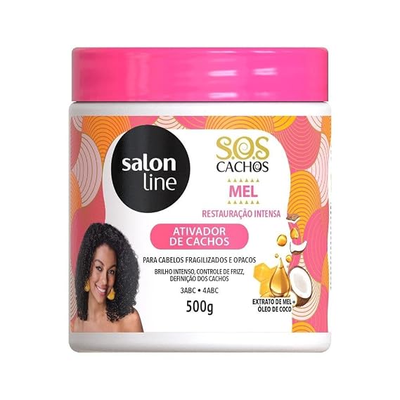 Salon Line Conditioner - SOS Curls Intense Curls Honey Curl Activator 500ml