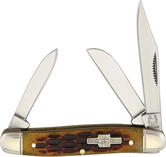 Small Stockman Amber Bone