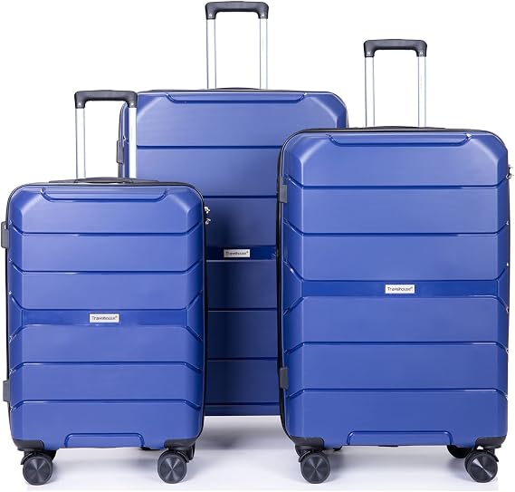 Hardside Luggage Suitcase with Spinner Wheels, 24 in, Black