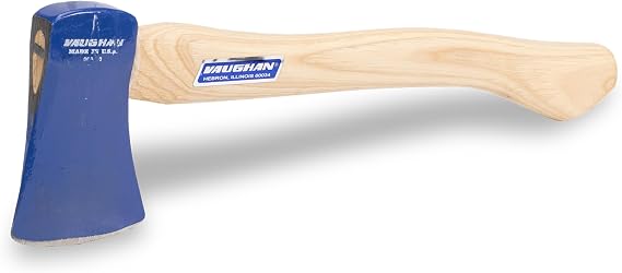 Vaughan Sportsman Camp Axe, Assembled in the USA, Camping Hatchet