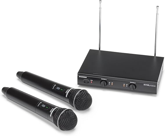 SAMSON Stage 200 Dual Handheld Dynamic Wireless Microphone System (Group C)