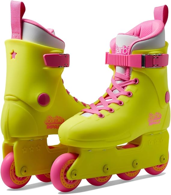 Impala Rollerskates Impala x Barbie Lightspeed Inline Skate Barbie Bright Yellow 8 M